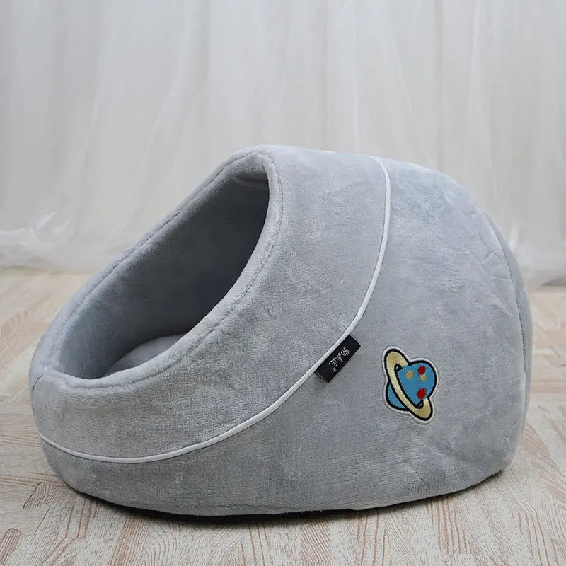 Funny Winter Pet Bed House Warm Mat for Cats Pet Bed Cave Tunnel Sleeping Bag Dog Beds House for Cats Pet Products Accessories