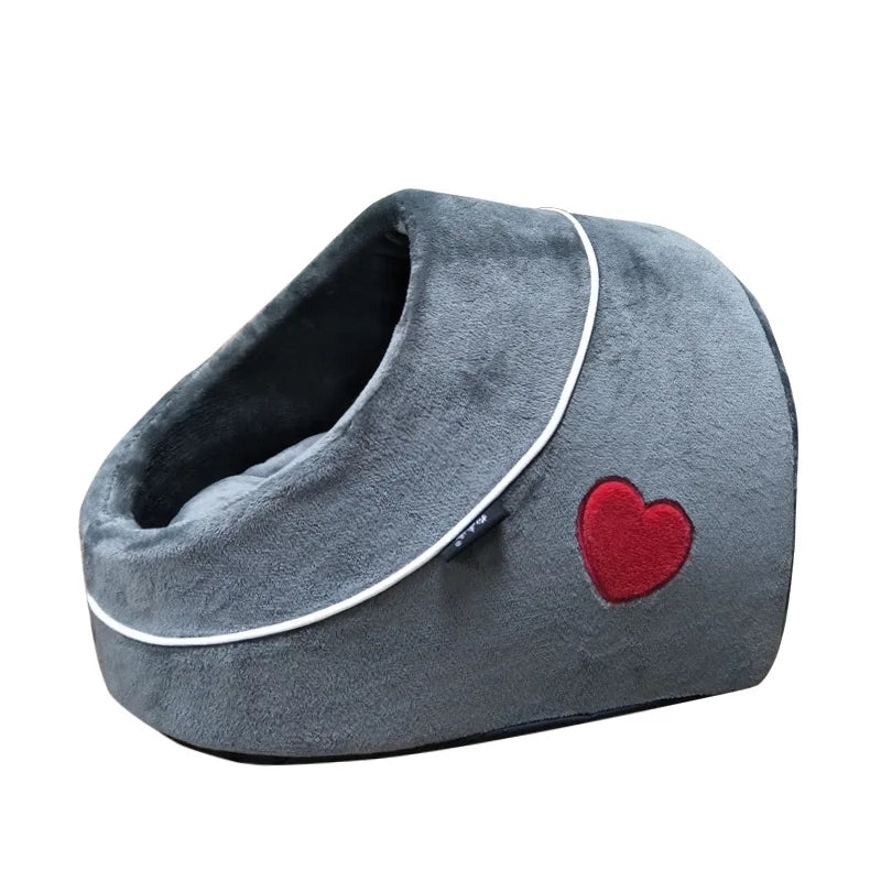 Funny Winter Pet Bed House Warm Mat for Cats Pet Bed Cave Tunnel Sleeping Bag Dog Beds House for Cats Pet Products Accessories