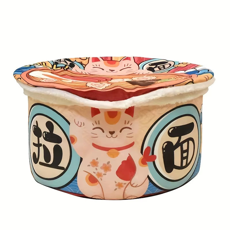Pet Dog Cat House Kennel Super Large Instant Noodle Warm Dog Cat Nest Beds Cushion Cup Cozy Nest