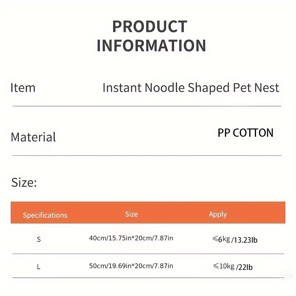 Pet Dog Cat House Kennel Super Large Instant Noodle Warm Dog Cat Nest Beds Cushion Cup Cozy Nest